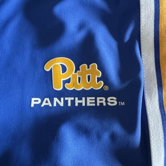 Pitt Panthers Wear By Erin Andrews Blue Leggings Large NCAA Striped Side Logo - Picture 8 of 10